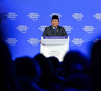 Prabowo Subianto pidato di World Economic Forum