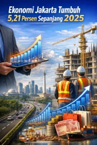 Read more about the article Ekonomi Jakarta Tumbuh 5,21 Persen Sepanjang 2025